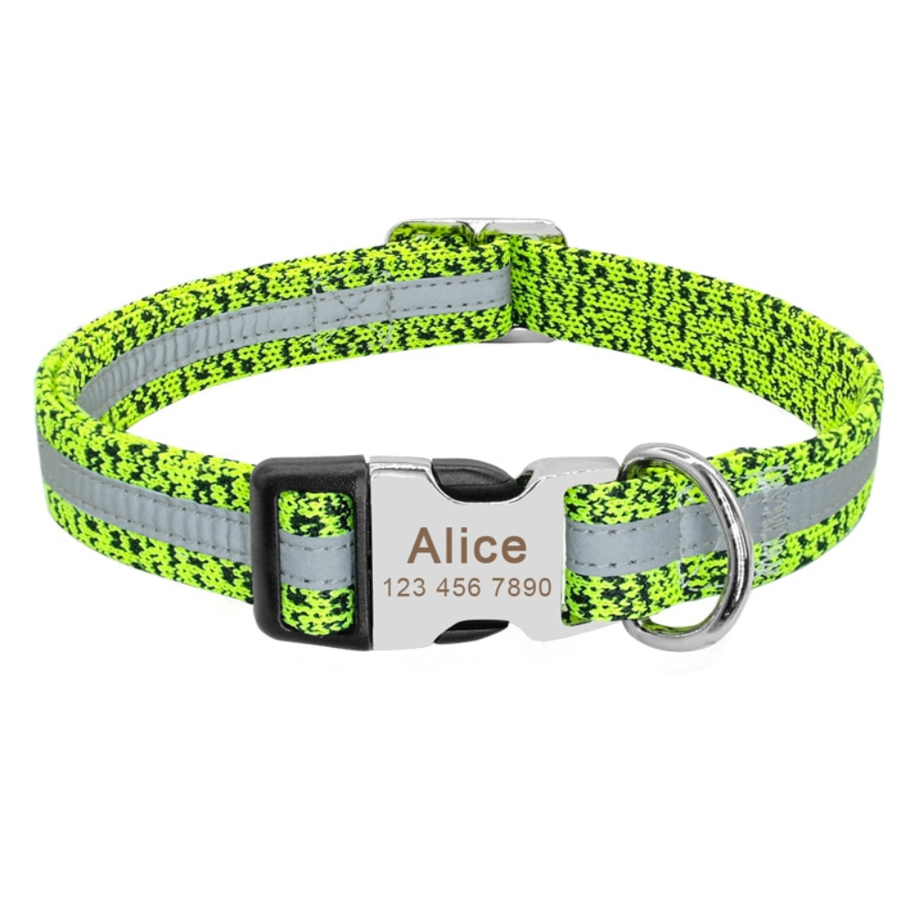 Personalised Nylon Dog Collar