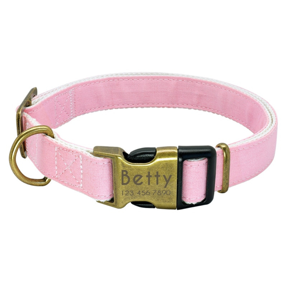 Personalised Nylon Dog Collar