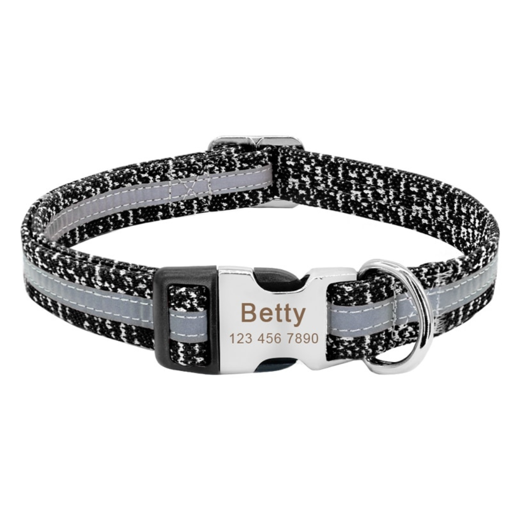 Personalised Nylon Dog Collar