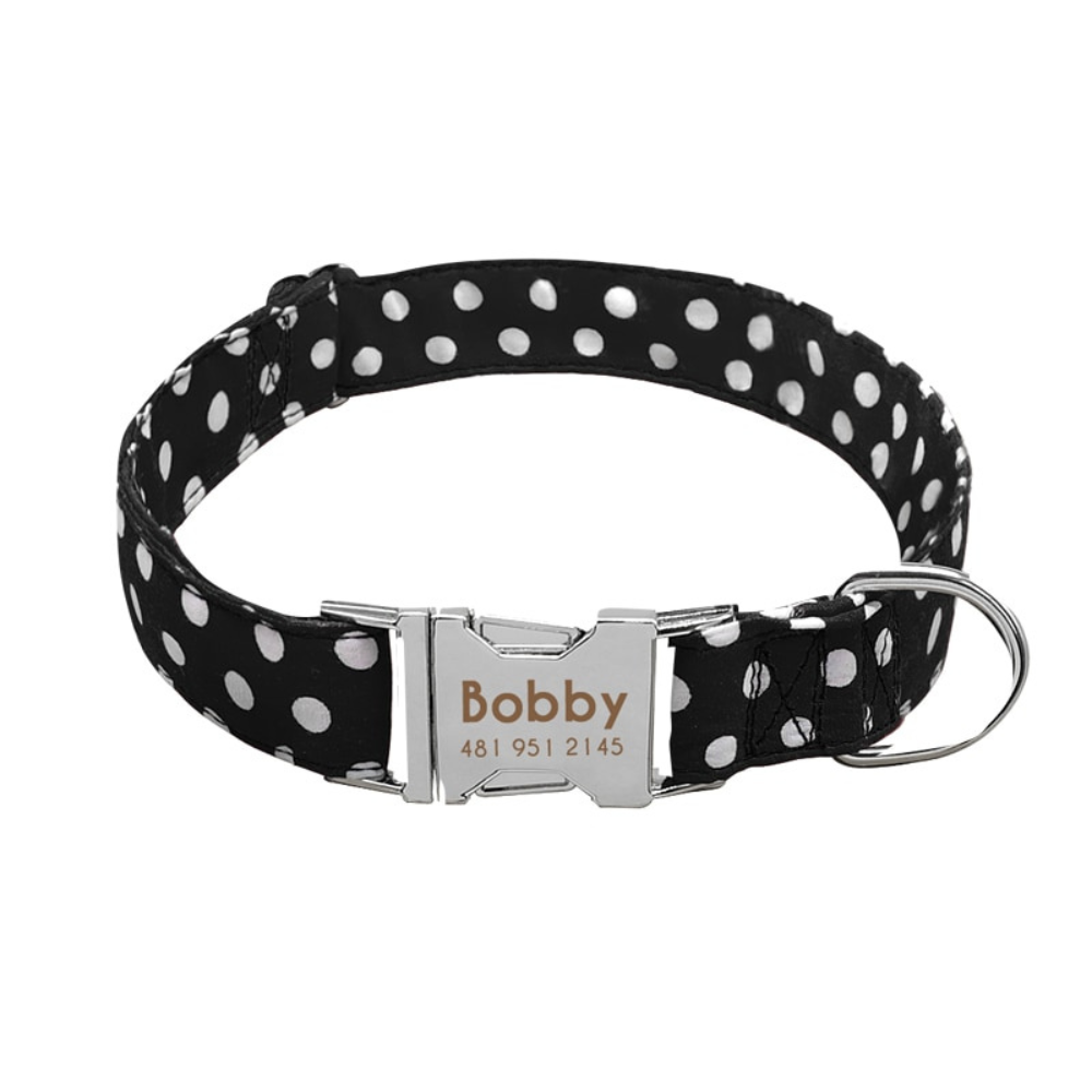 Personalised Nylon Dog Collar