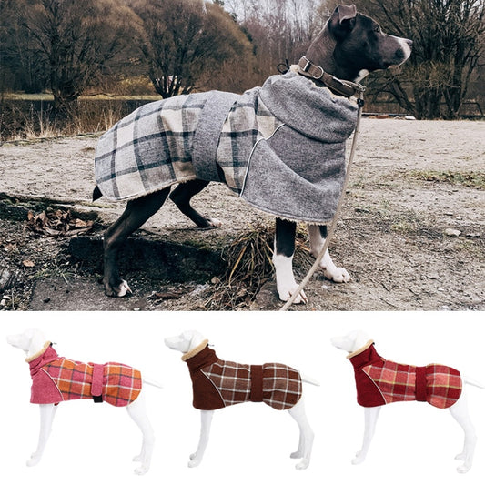 Fleece Lined Winter Dog Coat