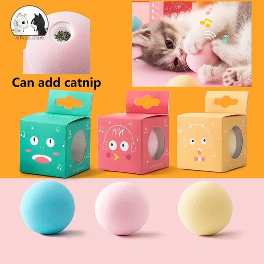 Animal Sound Cat Ball Toy