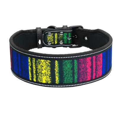 Wide Nylon Large Breed Dog Collar