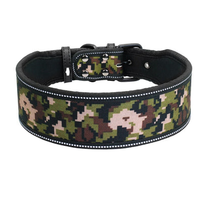 Wide Nylon Large Breed Dog Collar