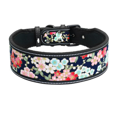 Wide Nylon Large Breed Dog Collar