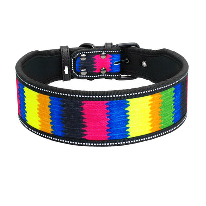 Wide Nylon Large Breed Dog Collar