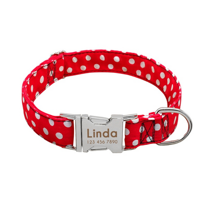 Personalised Nylon Dog Collar