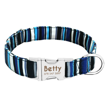 Personalised Nylon Dog Collar