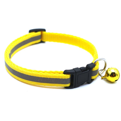 Nylon Reflective Cat Collar with Bell