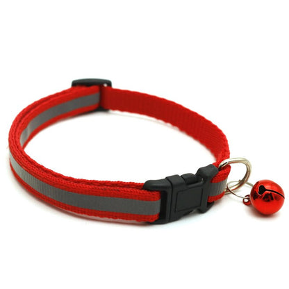 Nylon Reflective Cat Collar with Bell