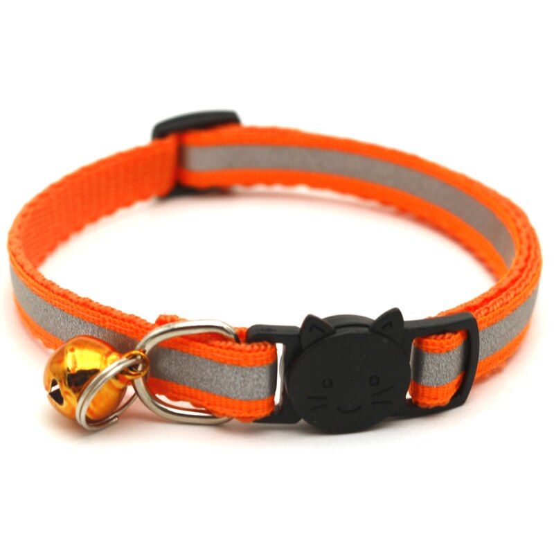 Nylon Reflective Cat Collar with Bell