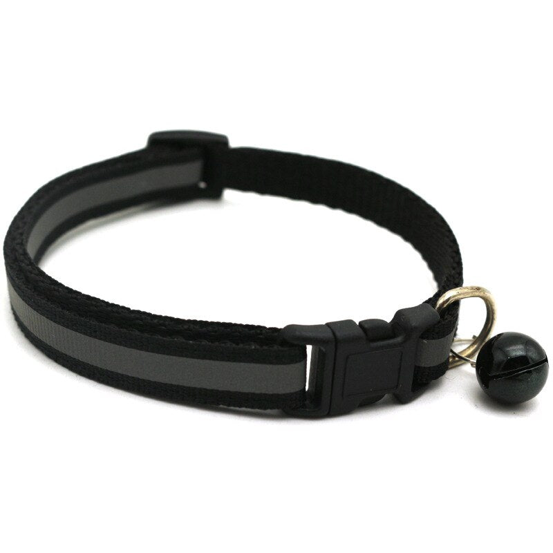 Nylon Reflective Cat Collar with Bell