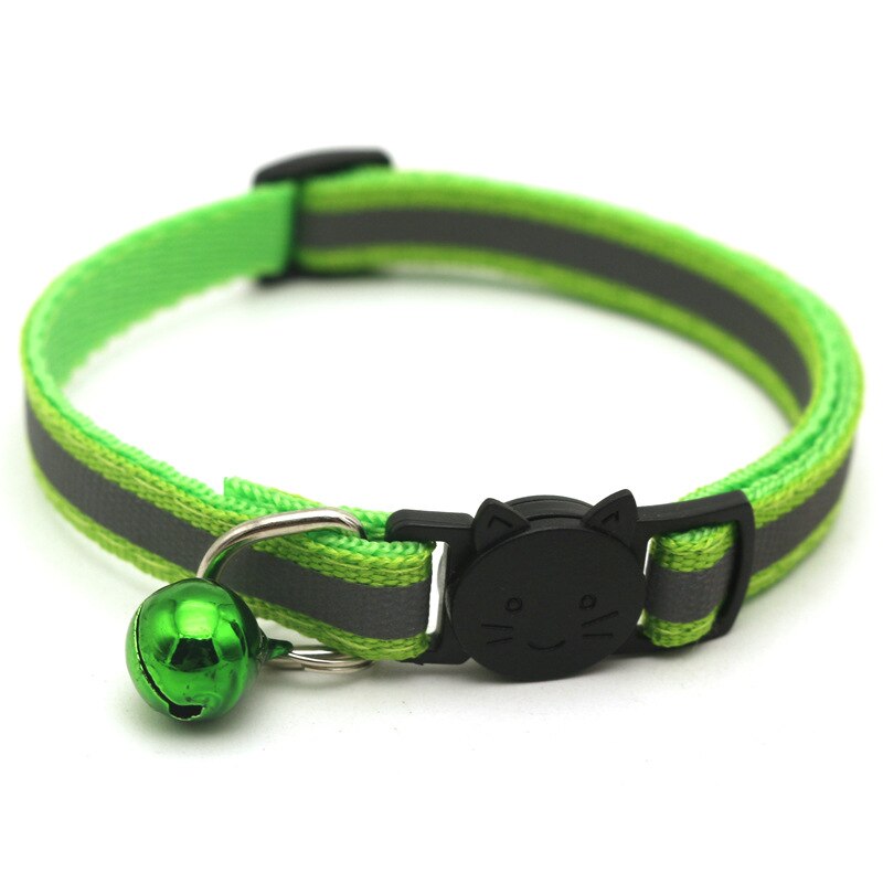 Nylon Reflective Cat Collar with Bell