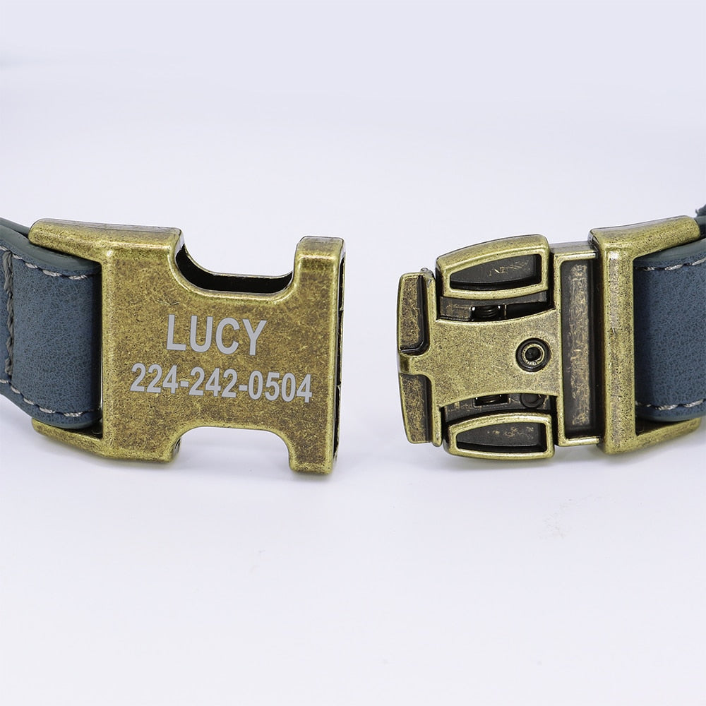 Personalised Vegan Leather Dog Collar