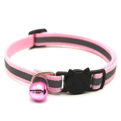 Nylon Reflective Cat Collar with Bell