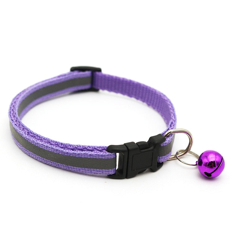 Nylon Reflective Cat Collar with Bell