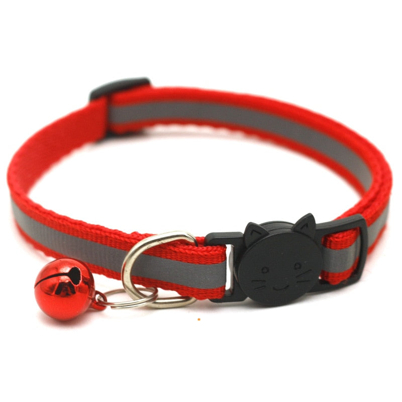 Nylon Reflective Cat Collar with Bell