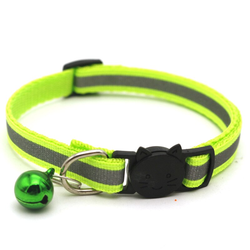 Nylon Reflective Cat Collar with Bell