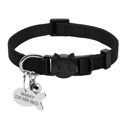 Personalised Adjustable Cat Collar