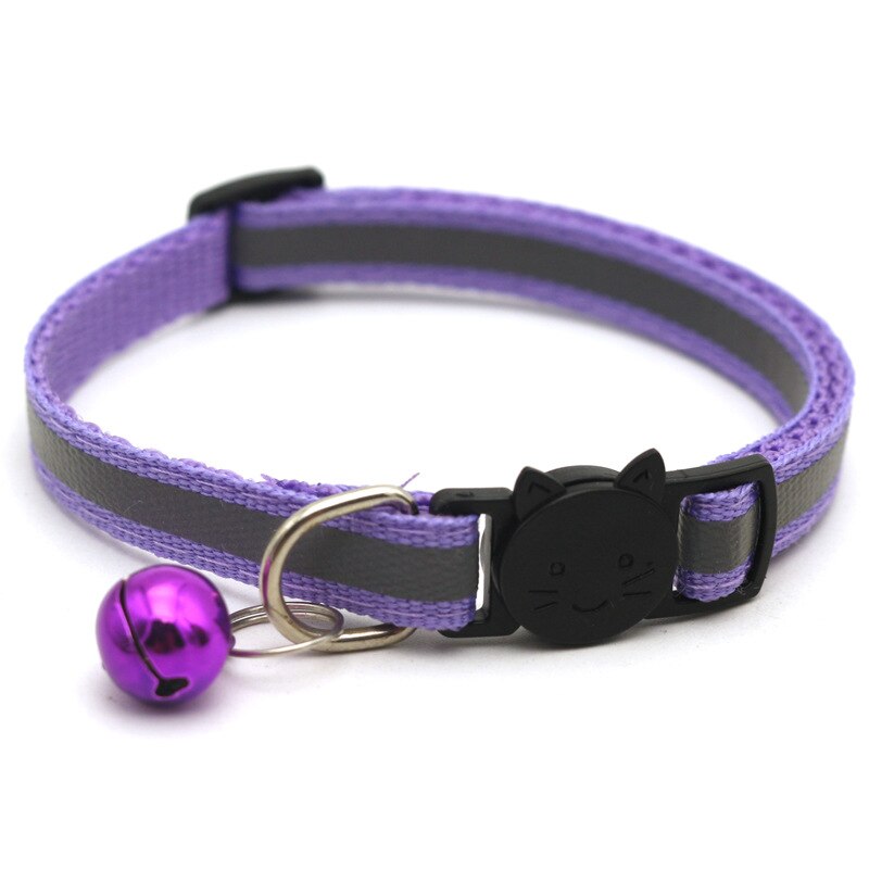 Nylon Reflective Cat Collar with Bell