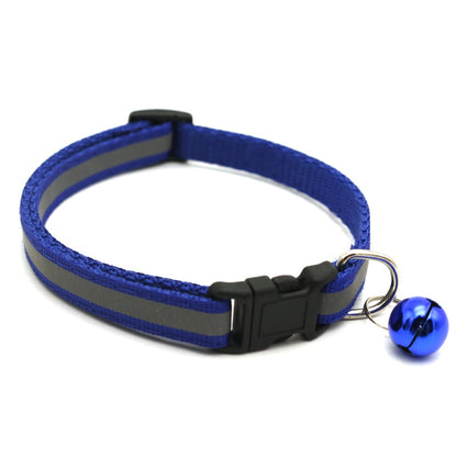 Nylon Reflective Cat Collar with Bell