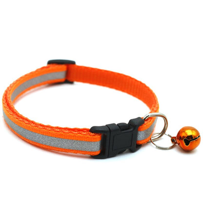 Nylon Reflective Cat Collar with Bell