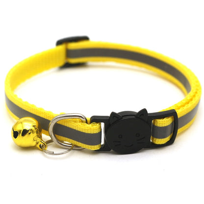 Nylon Reflective Cat Collar with Bell