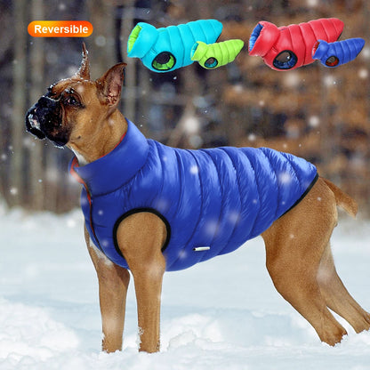 Reversible Padded Waterproof Dog Coat