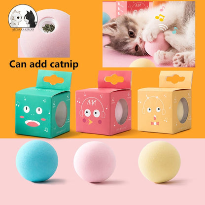 Animal Sound Cat Ball Toy